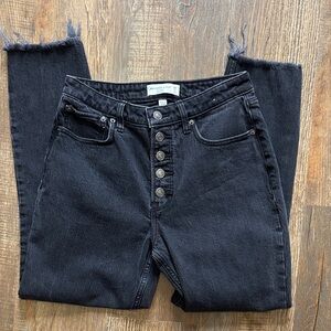 Abercrombie & Fitch High Rise Black Jeans